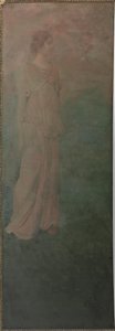 Klasik Figür, 1898 by Thomas Wilmer Dewing